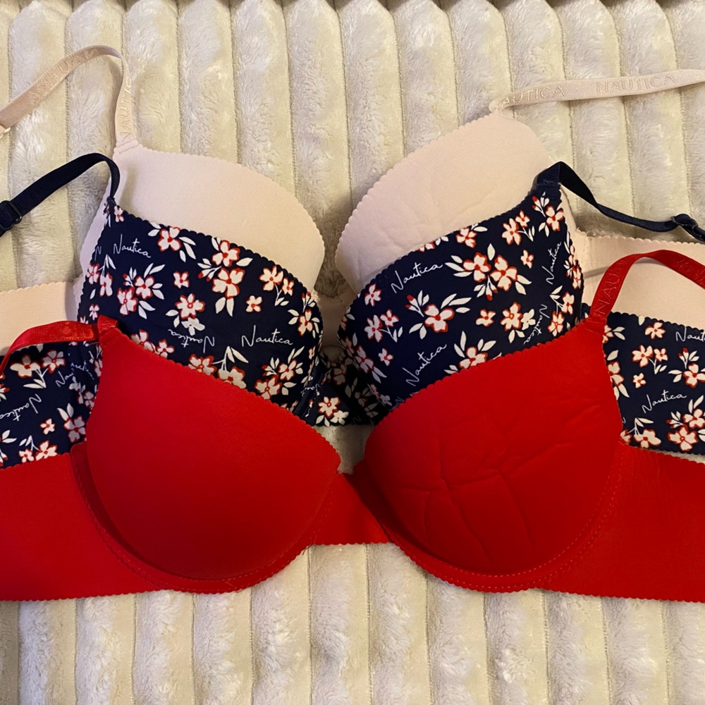 Nautica Women’s Bras set of 3/34B